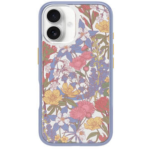 OtterBox iPhone 16 Plus Symmetry Series Clear Case - Floral Purple